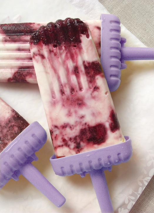 Dairy-free yogurt pops