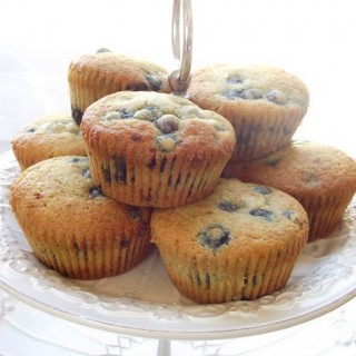 Easy Gluten Free Blueberry Muffins