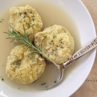 Rosemary & Garlic Gluten Free Dumplings