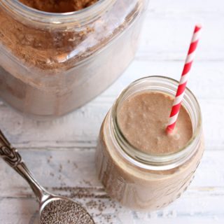 Decadent 60 Second Choco-Chia “Milkshake”