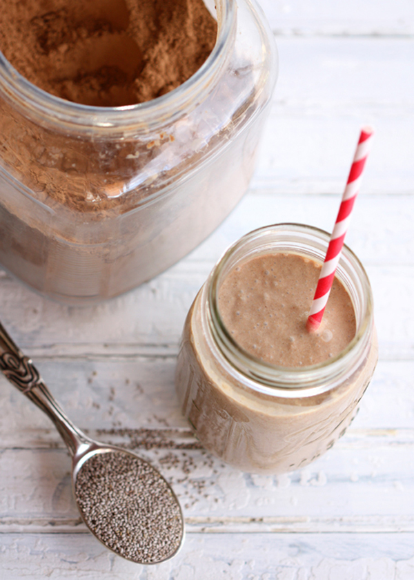 choco-chia shake