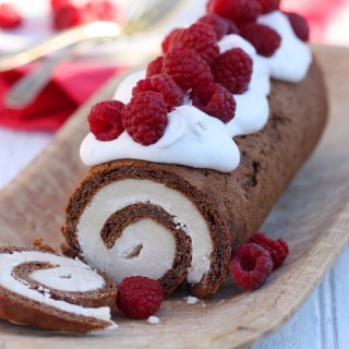 Coconut Cream Roulade