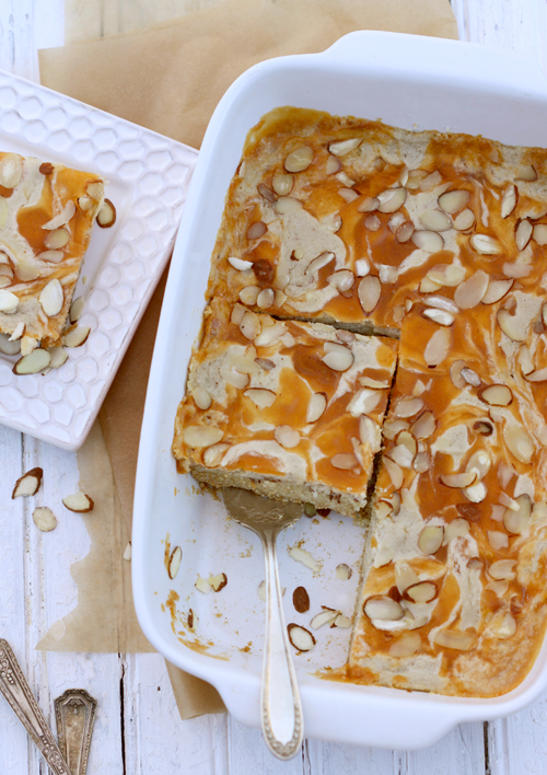 Almond and Apricot Dairy-free Danish Cake