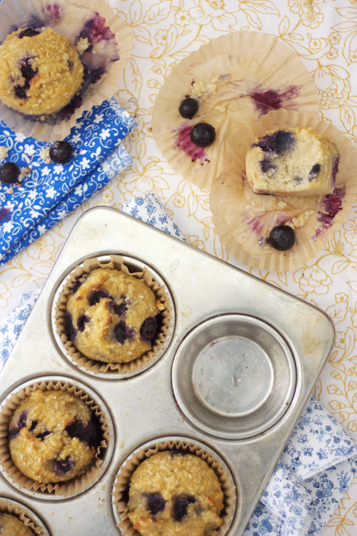 Paleo Blueberry Muffins