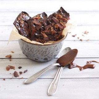 Salted Caramel Bacon Bark