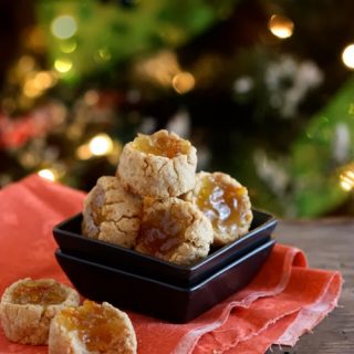 Ginger & Orange Marmalade Thumbprint Cookies