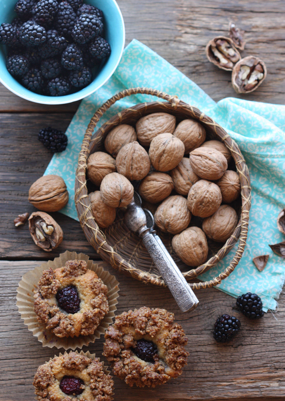 blackberry muffins