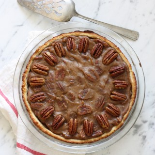 Salted Caramel Pecan Pie without Corn Syrup