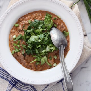 Dairy-Free Cheeseburger Soup