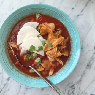 Easy Tortilla-less Soup