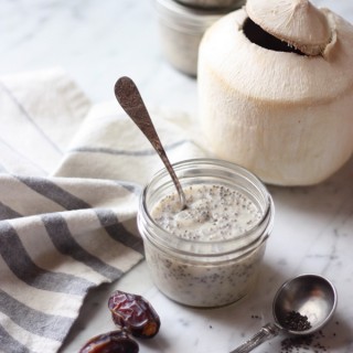 3 Ingredient Coconut Chia Pudding