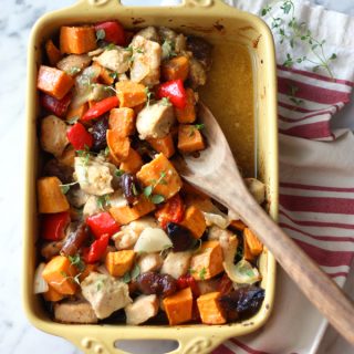 One Pot Meal: Honey Mustard Chicken & Sweet Potato