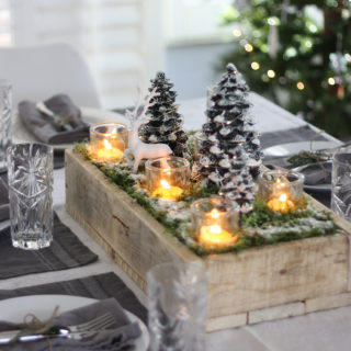 DIY Christmas Table Centerpiece