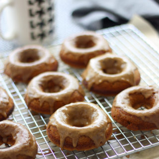 Pumpkin Spice Maple Glazed Donuts