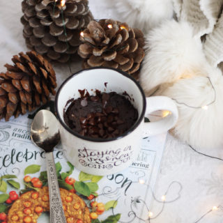 Adorable Hand Lettered Mugs & Paleo Vegan Chocolate Mug Cake Mix